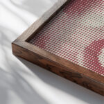 Endleaves of Art. Gout. Beaute. 1932 Unknown close up dark wood mockup