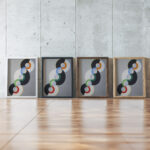 Endless Rhythm Robert Delaunay framed posters mockup