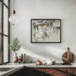 Enkele koeien in een landschap 1891 Leo Gestel 6 mockup