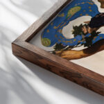 Ensemble De 2 Ouvrages Consacres A Lartiste 1913 Leon Bakst close up dark wood mockup