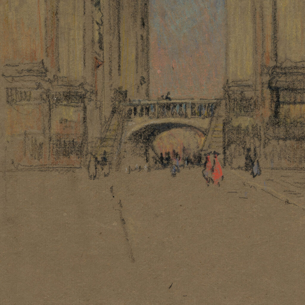 Entrance to Vatican 1909 Joseph Pennell 8 mockup