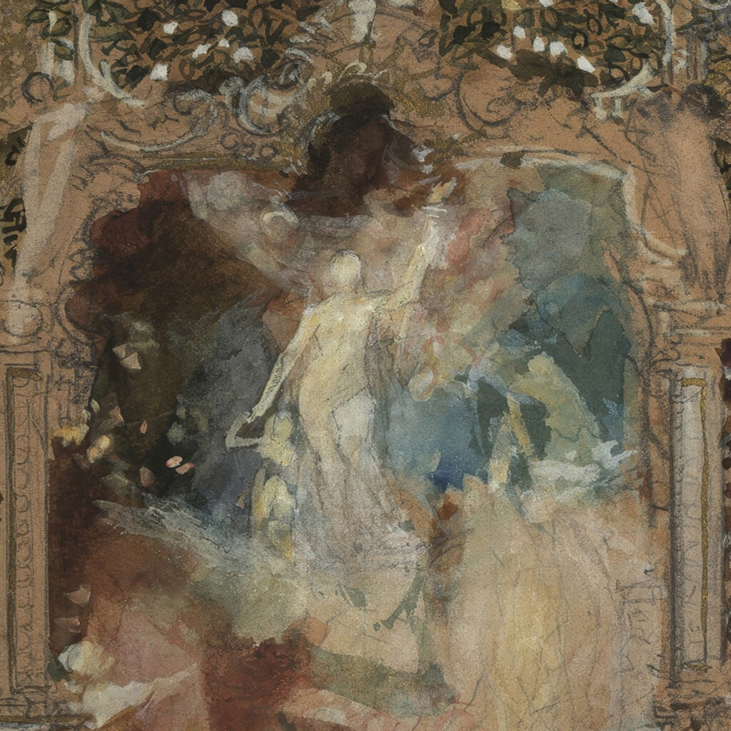 Entwurf fur den Theatervorhang in Reichenberg 1873–1893 Gustav Klimt 8 mockup