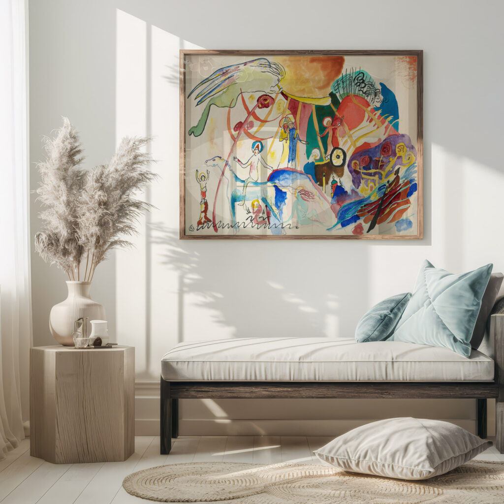 Entwurf zu ‘Allerheiligen II Komposition mit Heiligen 1911 Wassily Kandinsky 5 mockup