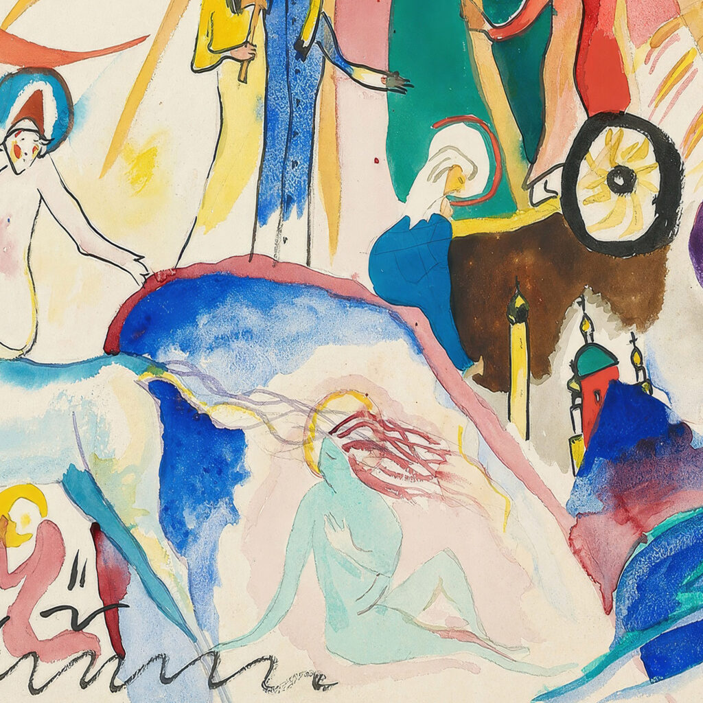 Entwurf zu ‘Allerheiligen II Komposition mit Heiligen 1911 Wassily Kandinsky 8 mockup