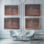 Episode Before an Arab Town 1923 Paul Klee framed posters mockup