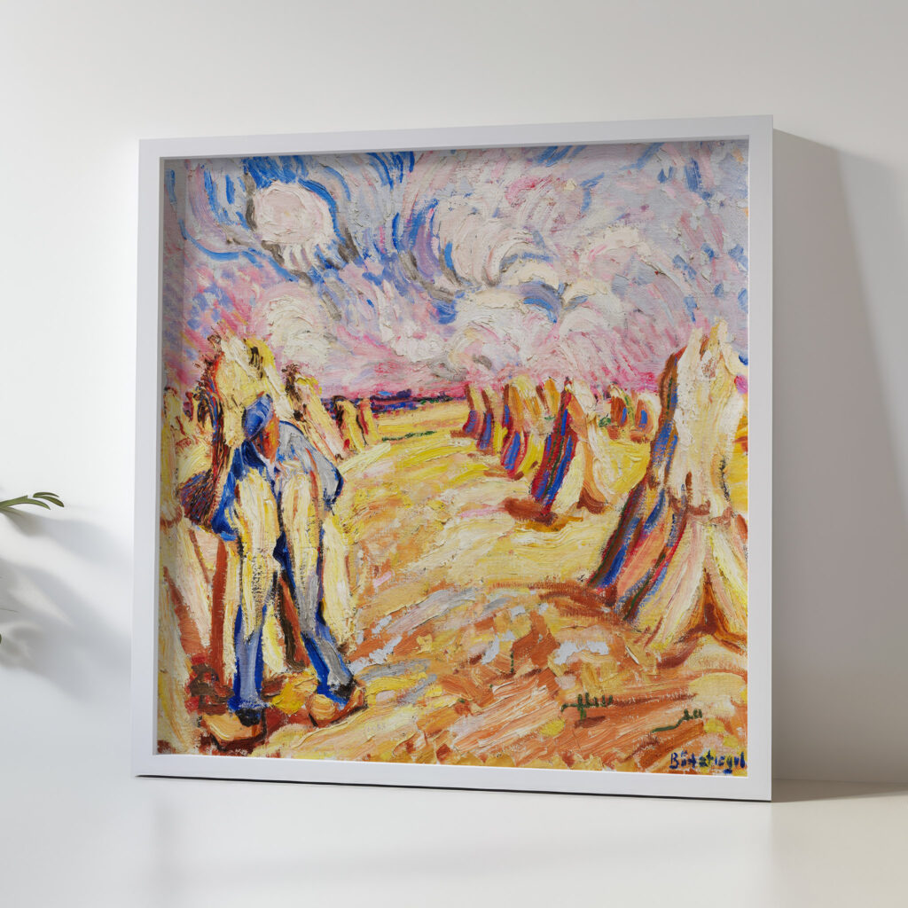 Erntefeld 1912 Peter August Bockstiegel 5 mockup