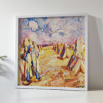 Erntefeld 1912 Peter August Bockstiegel 5 mockup