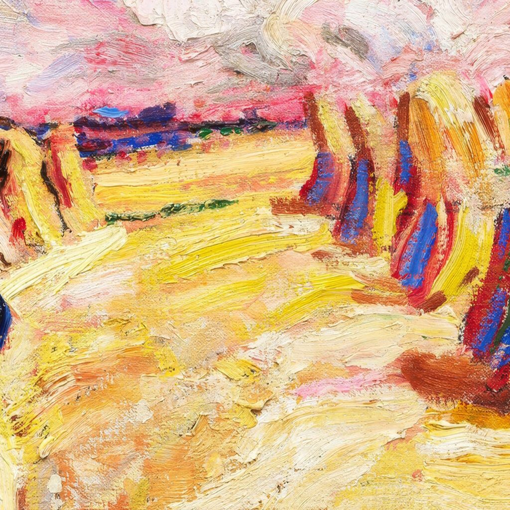 Erntefeld 1912 Peter August Bockstiegel 8 mockup