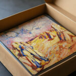 Erntefeld 1912 Peter August Bockstiegel video mockup