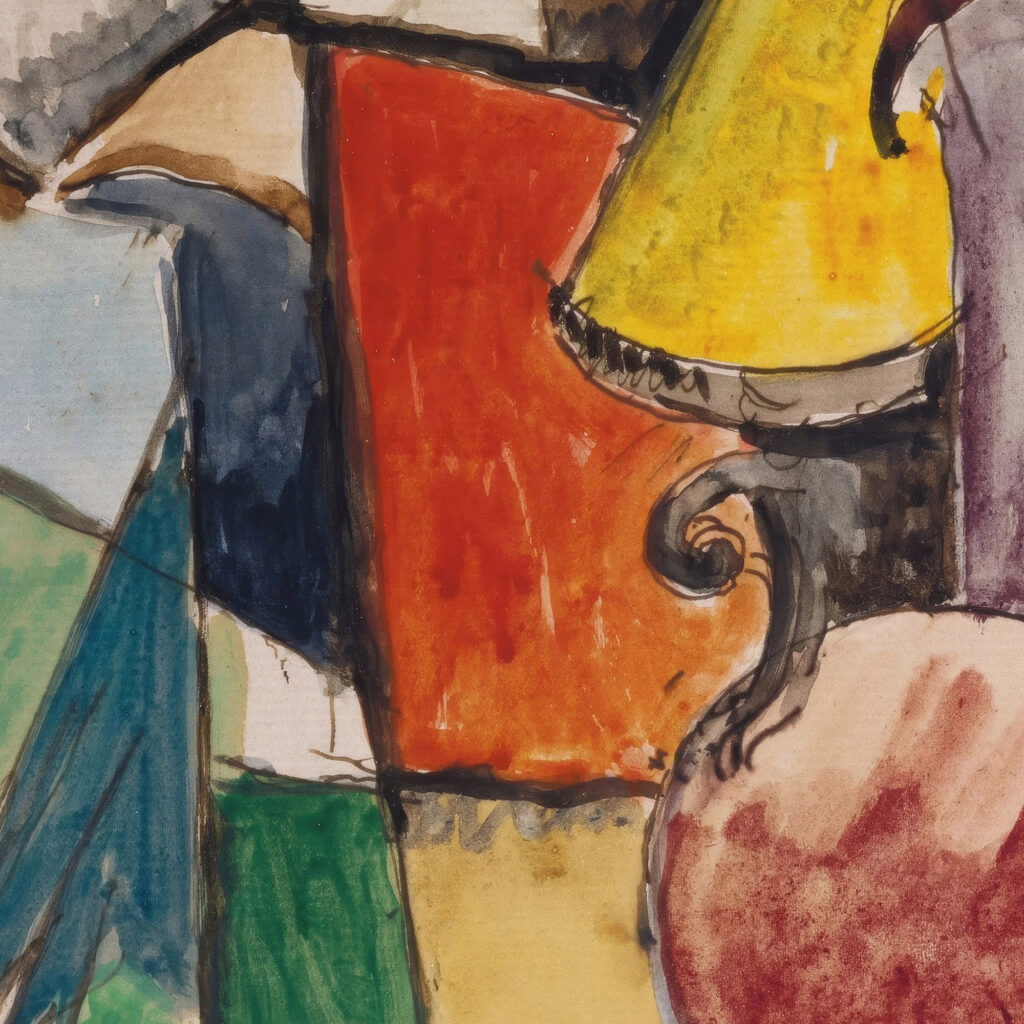 Etude de Portrait de Florent Schmitt 1915 Albert Gleizes 8 mockup