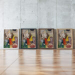 Etude de Portrait de Florent Schmitt 1915 Albert Gleizes framed posters mockup