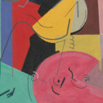 Etude pour le portrait de Florent Schmitt 1914 Albert Gleizes 8 mockup