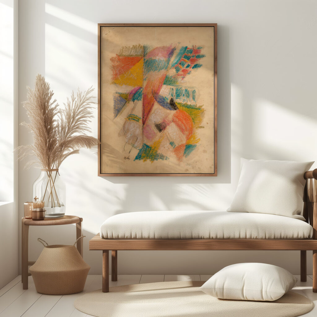 Etude pour ‘LEquipe de Cardiff 1924 Robert Delaunay 5 mockup