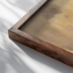 Euganian Hills from the Lagoon — Low Tide Hercules Brabazon Brabazon close up dark wood mockup