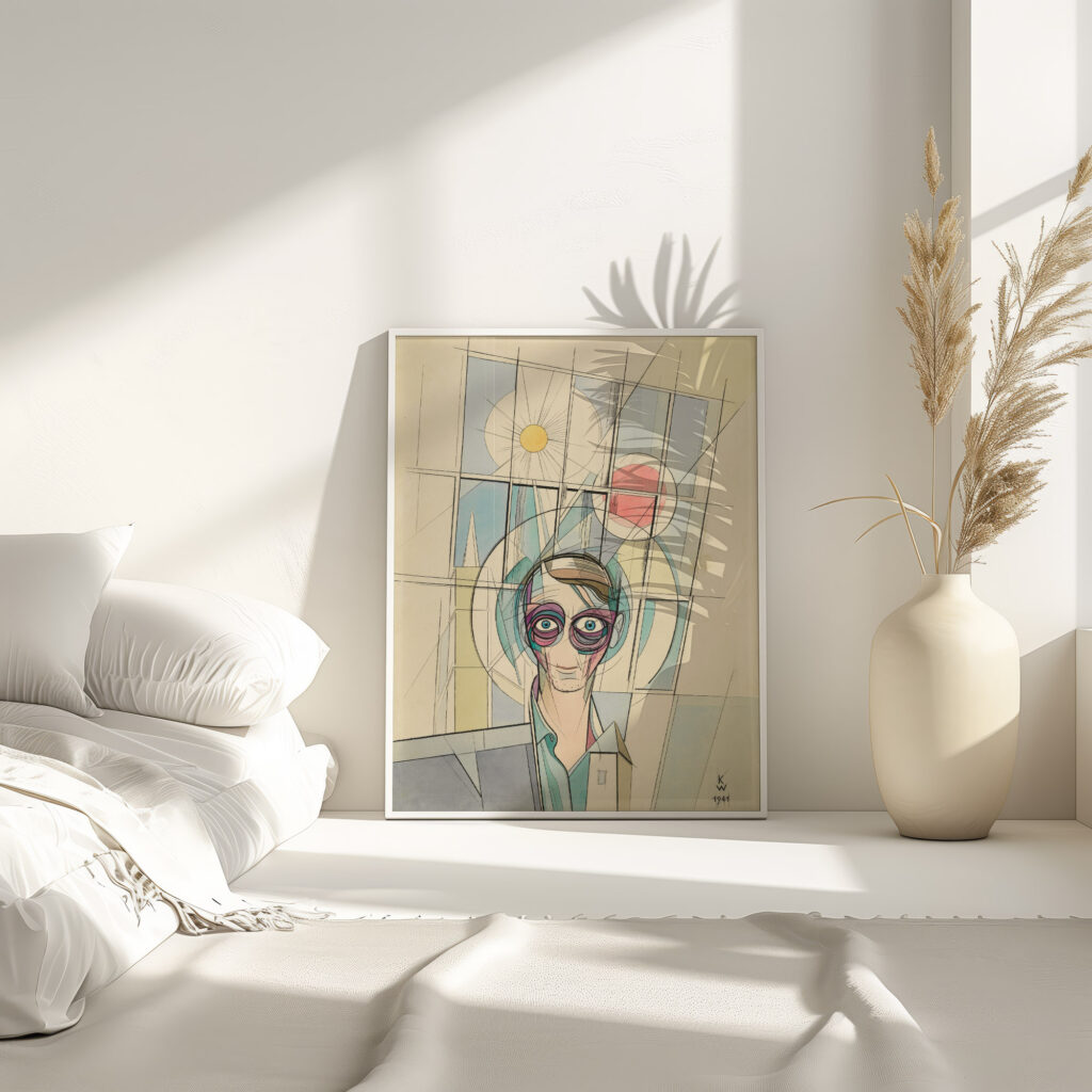 Euphorie Selbstportrat 1941 Karl Wiener 4 mockup