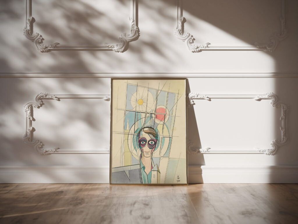 Euphorie Selbstportrat 1941 Karl Wiener video mockup