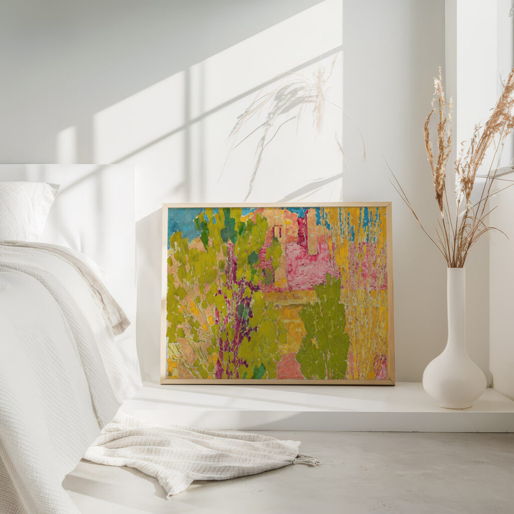 Evening In Florence I 1910 Augusto Giacometti 4 mockup