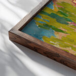 Evening In Florence I 1910 Augusto Giacometti close up dark wood mockup