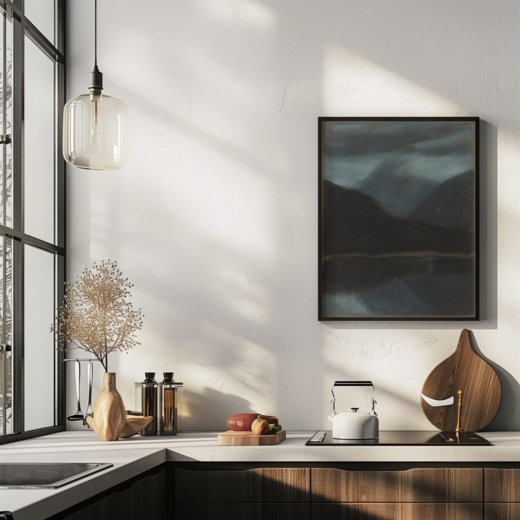 Evening in Strbske Pleso 1934 Zolo Palugyay 6 mockup