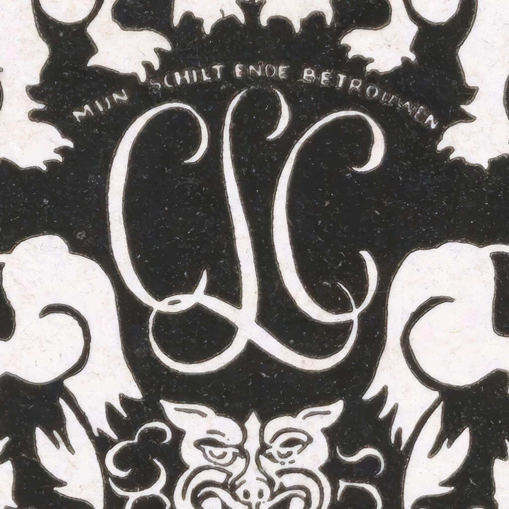 Ex libris van Carel Lion Cachet 1941 Carel Adolph Lion Cachet 8 mockup