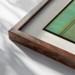 Example of the Small Interval in Colour Tones 1912 James Ward close up dark wood mockup