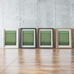 Example of the Small Interval in Colour Tones 1912 James Ward framed posters mockup