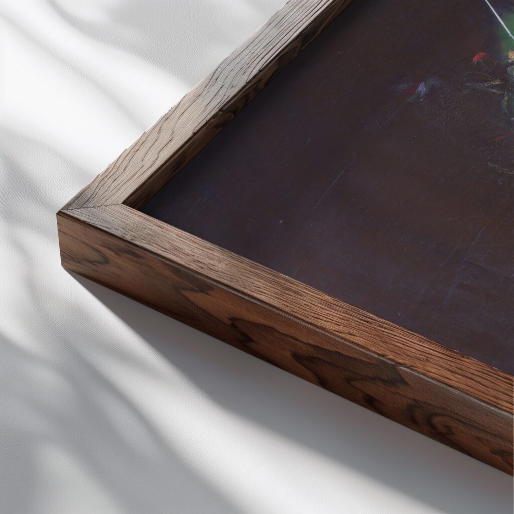 Exposition 1982 Tiit Paasuke close up dark wood mockup