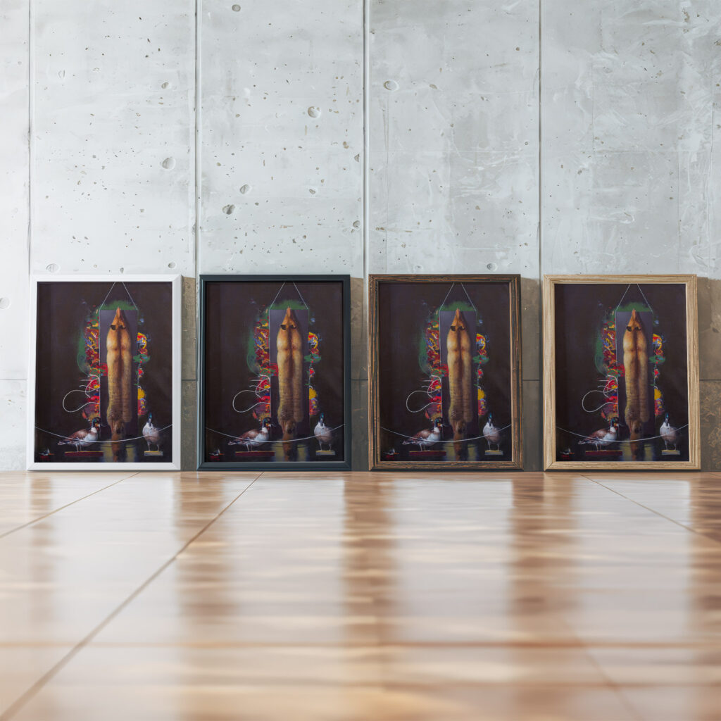 Exposition 1982 Tiit Paasuke framed posters mockup