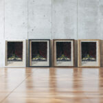 Expression Komodie around 1922 Karl Wiener framed posters mockup