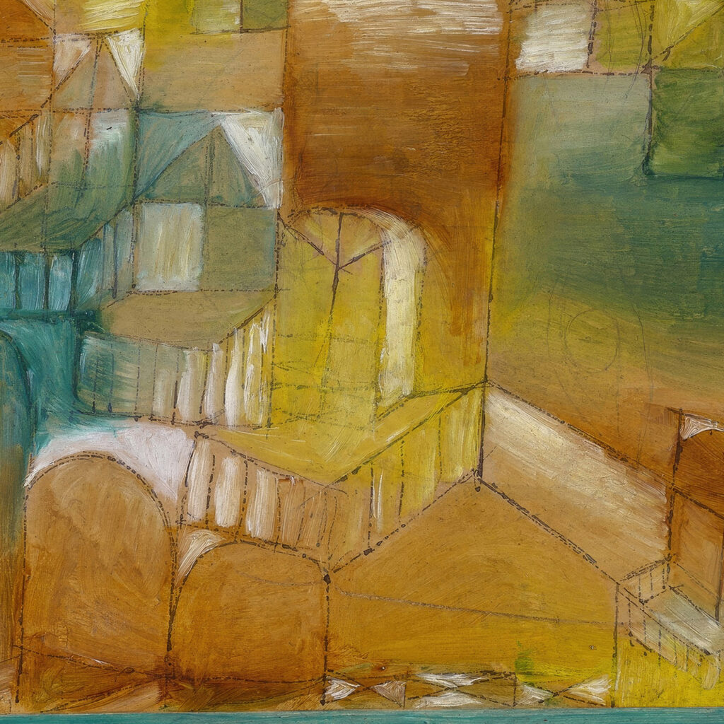 Facade Brown Green 1919 Paul Klee 8 mockup
