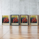 Fahnen des Umbruchs around 1923 Karl Wiener framed posters mockup