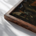 Fair 1921 Constant Permeke close up dark wood mockup