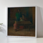 Familie Am Tisch 1924 Johann von Tscharner 5 mockup