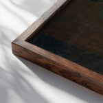 Familie Am Tisch 1924 Johann von Tscharner close up dark wood mockup