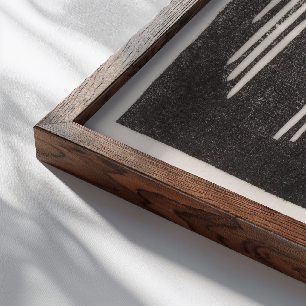 Fantasie kop 1930 Samuel Jessurun de Mesquita close up dark wood mockup