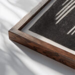 Fantasie kop 1930 Samuel Jessurun de Mesquita close up dark wood mockup