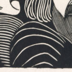 Fantasie twee mannenkoppen in profiel naar links links een profiel in tegengestelde richting 1918 Samuel Jessurun de Mesquita 8 mockup