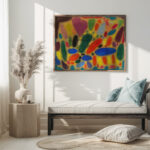 Farbkomposition mit Rund und Ovalformen 1933 Adolf Holzel 5 mockup