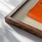 Farbstudien 10 Blatter I 1923 Karl Wiener close up dark wood mockup