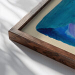 Farbstudien 10 Blatter IV 1923 Karl Wiener close up dark wood mockup