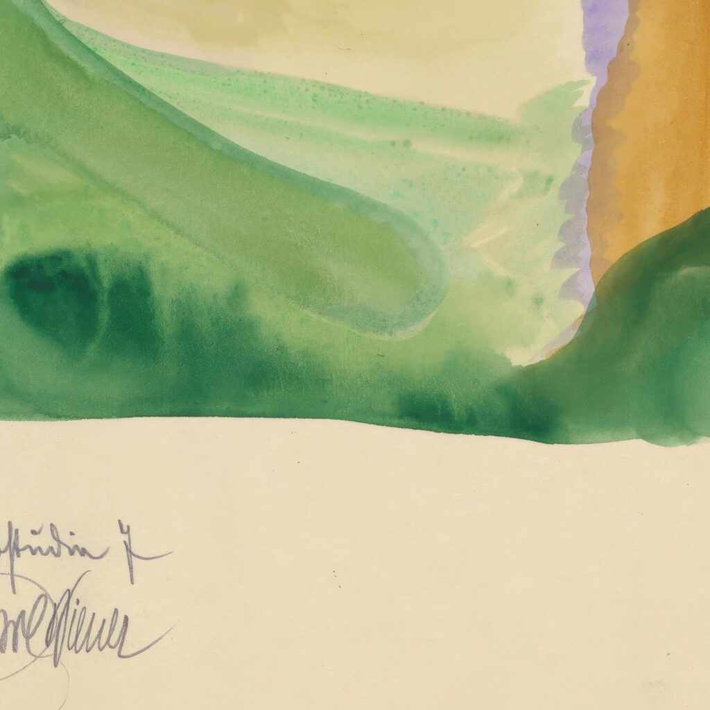 Farbstudien 10 Blatter VII 1923 Karl Wiener 8 mockup