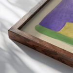 Farbstudien 10 Blatter VII 1923 Karl Wiener close up dark wood mockup