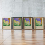 Farbstudien 10 Blatter VII 1923 Karl Wiener framed posters mockup