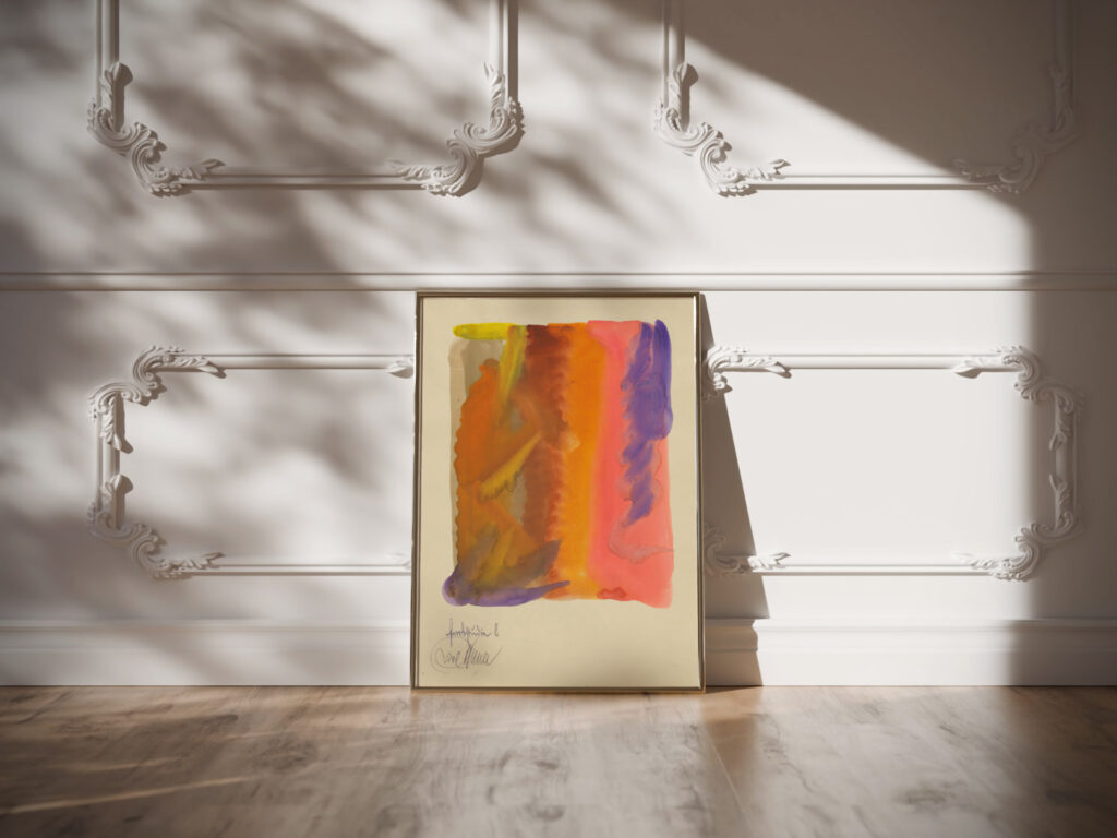 Farbstudien 10 Blatter VIII 1923 Karl Wiener video mockup