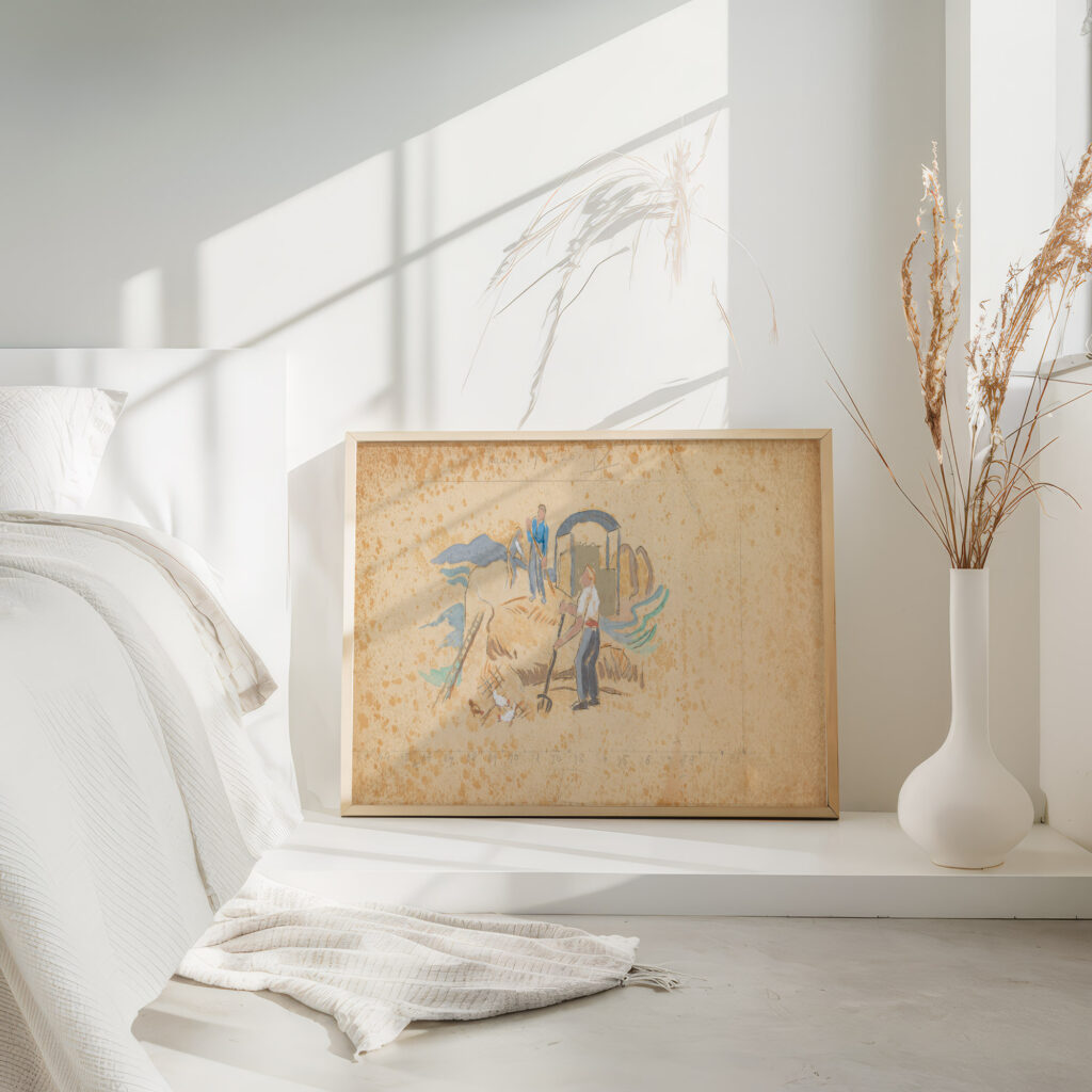 Farmers Hay making Mainie Jellett 4 mockup