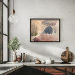 Farvestudie til Langelinie billedet III 1922 1927 Edvard Weie 6 mockup