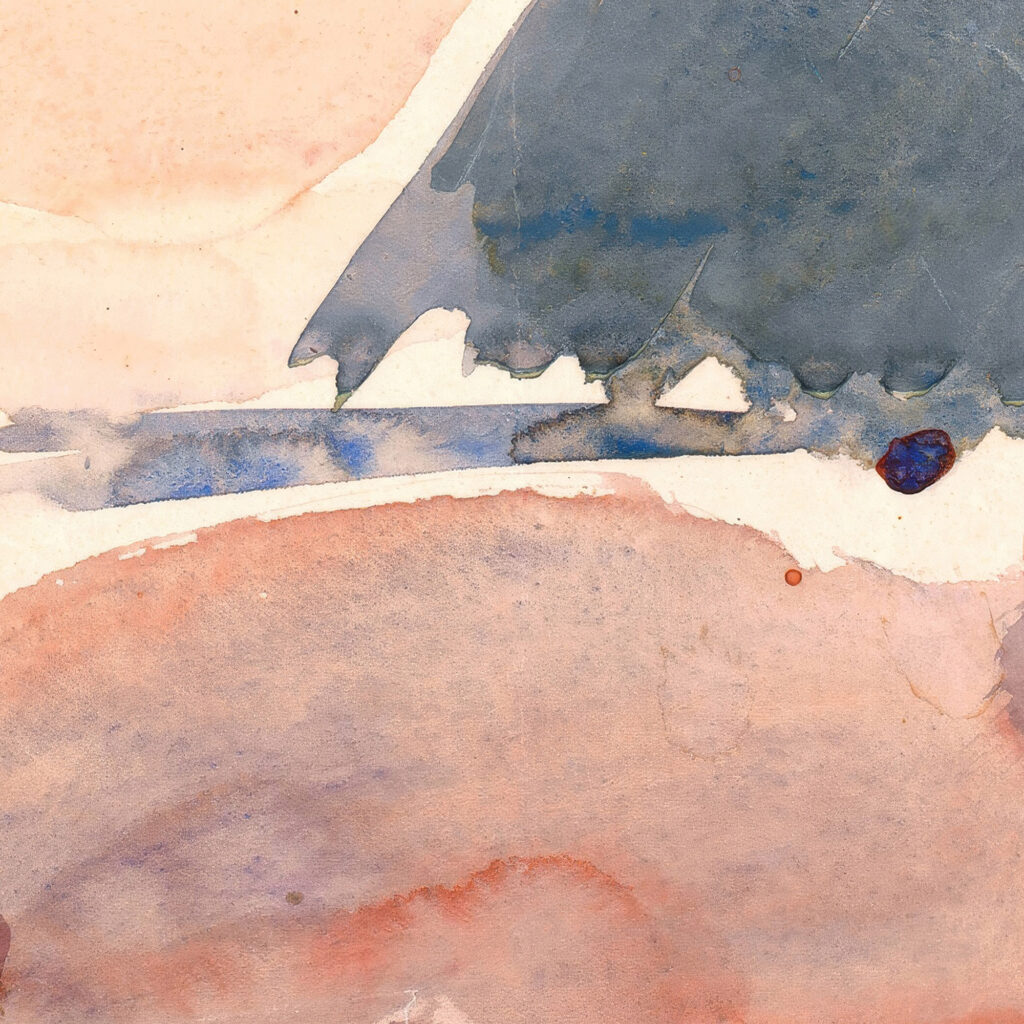 Farvestudie til Langelinie billedet III 1922 1927 Edvard Weie 8 mockup