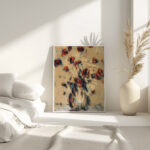 Feldmohn in blauer Vase 1923 Christian Rohlfs 4 mockup
