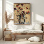 Feldmohn in blauer Vase 1923 Christian Rohlfs 5 mockup