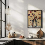 Feldmohn in blauer Vase 1923 Christian Rohlfs 6 mockup